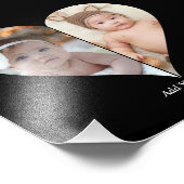 ハート型2フォトコラージュ フォトプリント            (角)