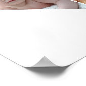 ハート型2フォトコラージュ ポスター (角)