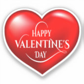 ハート型3Dラブシンボル–50420 シール (正面)