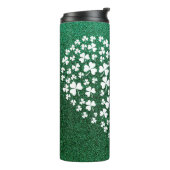 ハート型4枚の葉のクローバー タンブラー (回転左)