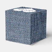 ハート型 フェイバーボックス（青いデニム生地） フェイバーボックス (裏面サイド)