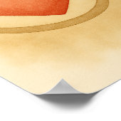 ハート境界 ポスター (角)