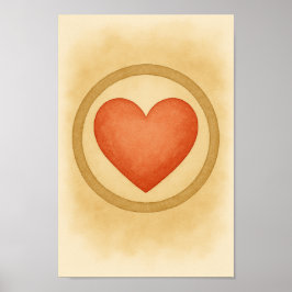 ハート境界 ポスター