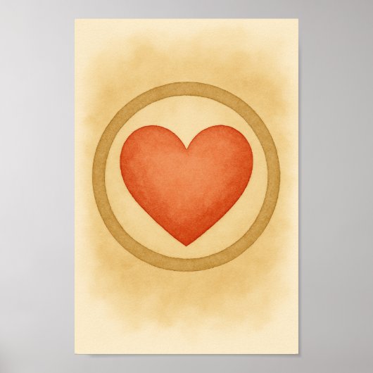 ハート境界 ポスター (正面)