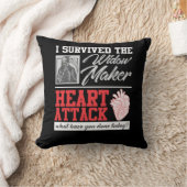 ハート外生き延び科未亡人メーカーのハート攻撃 クッション (ブランケット)