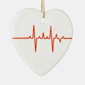ハート外科医の医者のクリスマス装飾 セラミックオーナメント (右)