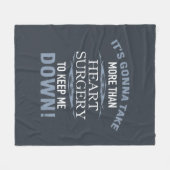 ハート外科 フリースブランケット (正面(横))