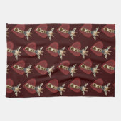 ハート失ったからジラフェス キッチンタオル (横)