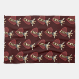 ハート失ったからジラフェス キッチンタオル