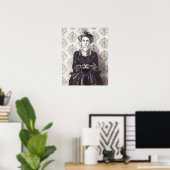 ハート女王ポスタークイーン・オブ・ハート・アート ポスター (ホームオフィス)