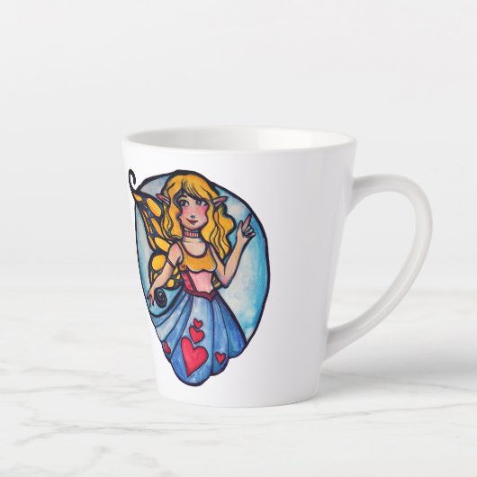 ハート妖精 カフェラテマグ (右)