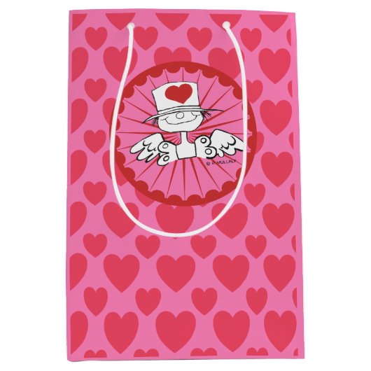 「ハート妖精」©パーティー抱き枕 ミディアムペーパーバッグ (正面)