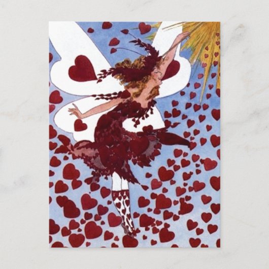 ハート妖精 ポストカード (正面)