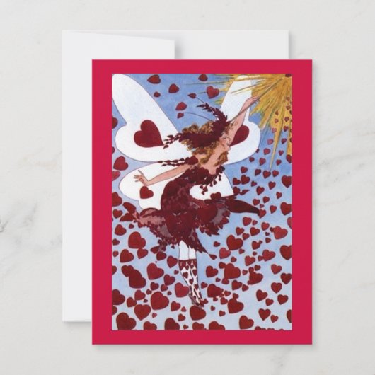 ハート妖精 招待状 (正面)