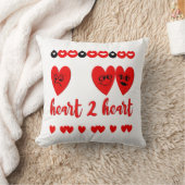 ハート対ハート クッション (ブランケット)