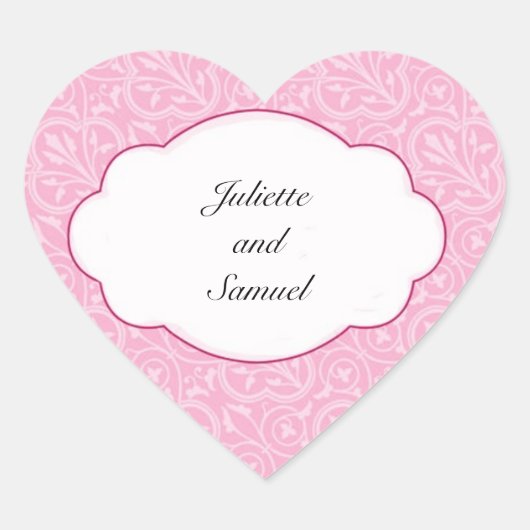 ハート封筒用シールとシール ハートシール (正面)