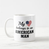 ハート属アメリカ コーヒーマグカップ (左)