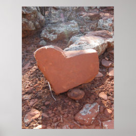 ハート岩(5)ポスター ポスター