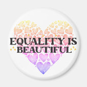 ハート平等 マグネット (正面)