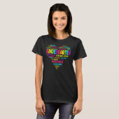 ハート幼稚園チーム先生学生Scに戻る Tシャツ (正面フル)
