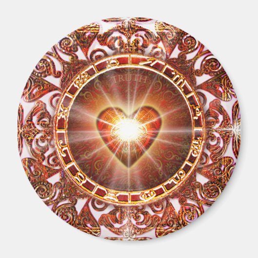 ハート座 マグネット (正面)