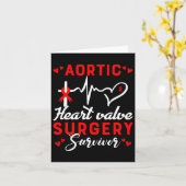 ハート弁手術を受けた遺族ハート病後遺症 カード (黄色い花)