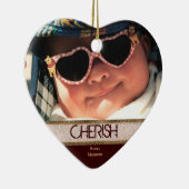 ハート形あらゆる時のクリスマスOrnameを大事にして下さい セラミックオーナメント (右)