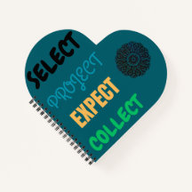 ハート形のノート