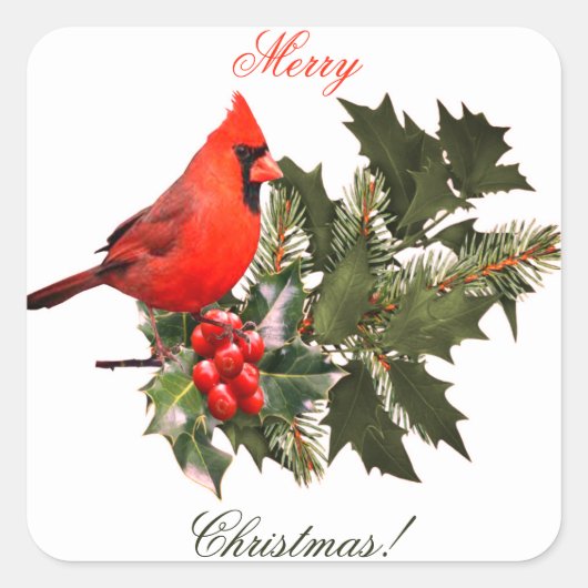 ハート形のホーリー封筒シール/ラベル/ステッカー スクエアシール (正面)