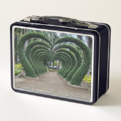 ハート形の生垣 メタルランチボックス (裏面)