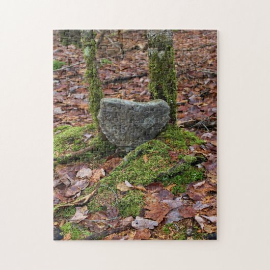 ハート形の石 ジグソーパズル (縦)