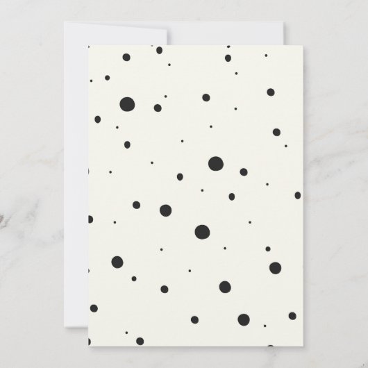 ハート形の虫の招待状 招待状 (裏面)