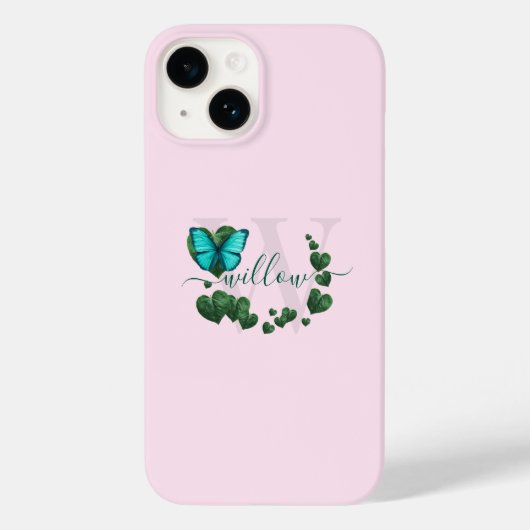 ハート形の離れブーケー Case-Mate iPhoneケース (裏面)