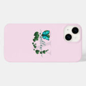 ハート形の離れブーケー Case-Mate iPhoneケース (裏面 (横))