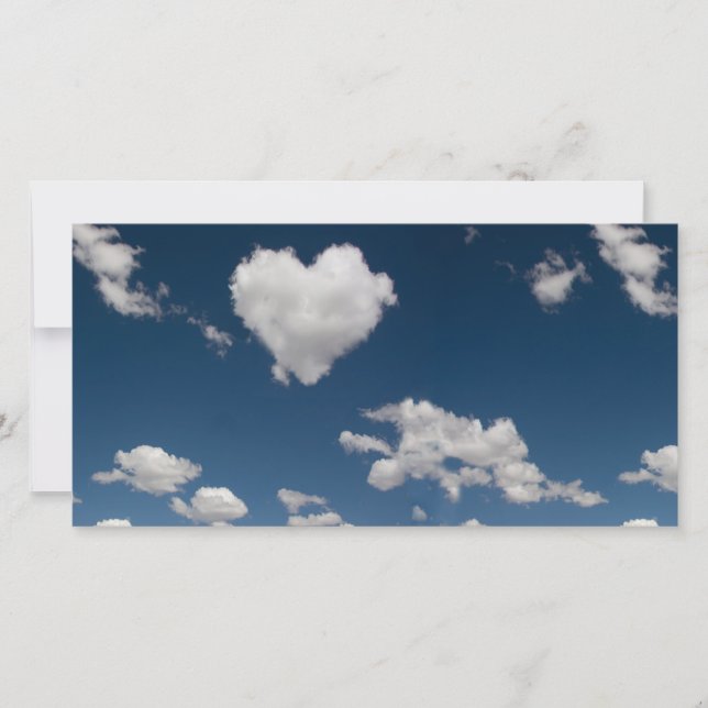 ハート形の雲 (正面)