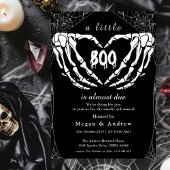 ハート形の骨手パーティーハロウィーン 招待状