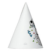 ハート形の鼻を持つDalmatian子犬 パーティーハット (左)