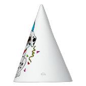 ハート形の鼻を持つDalmatian子犬 パーティーハット (右)