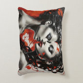 ハート形の アクセントクッション (正面(垂直))