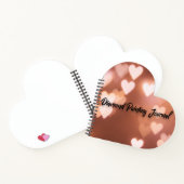 ハート形ダ絵画イヤ ノートブック (内部)