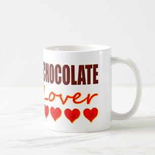 ハート形チョコレート箱を持つチョコレート恋人 コーヒーマグカップ