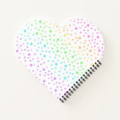 ハート形レインボーノート ノートブック (裏面)