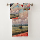 ハート形熱気球 バスタオルセット (インサイチュ)