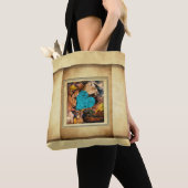 ハート形状リーフトート トートバッグ (クローズアップ)