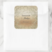 ハート形状黒印結婚印 スクエアシール (バッグ)