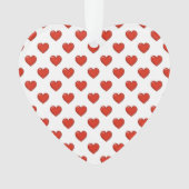 ハート形状 オーナメント (正面)