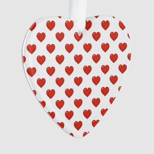 ハート形状 オーナメント (正面)
