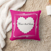 ハート形状 クッション (ブランケット)