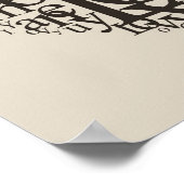 ハート形状 ポスター (角)