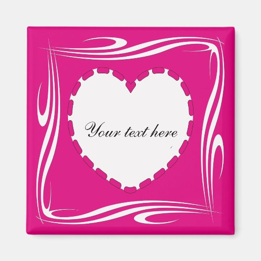 ハート形状 マグネット (正面)